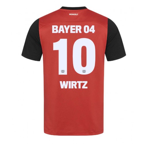 Fotballdrakt Herre Bayer Leverkusen Florian Wirtz #10 Hjemmedrakt 2024-25 Kortermet